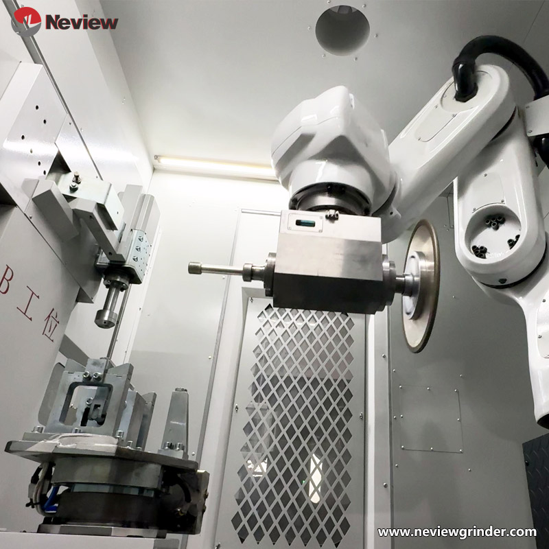 GR-750 steel grinding robot machine